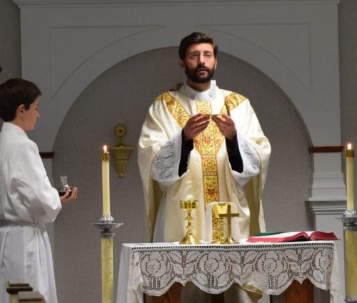 Fr. Wigton Celebrates Mass